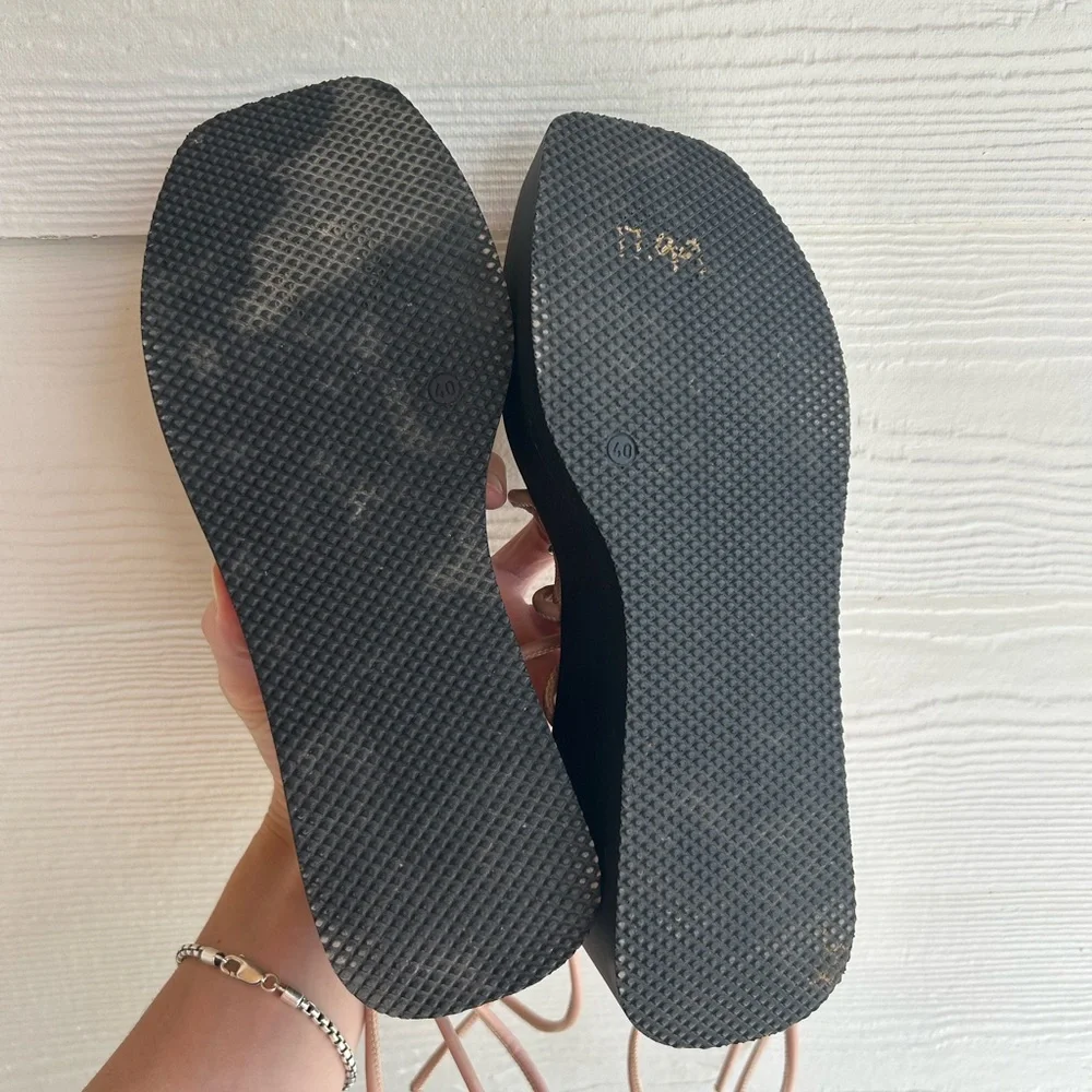 Free People Georgie Wrap Wedge Sandals